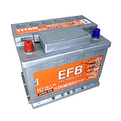 Аккумулятор TITAN EFB (60 Ah) L+ 4607008886818